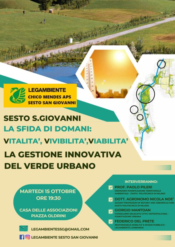 La gestione innovativa del verde urbano